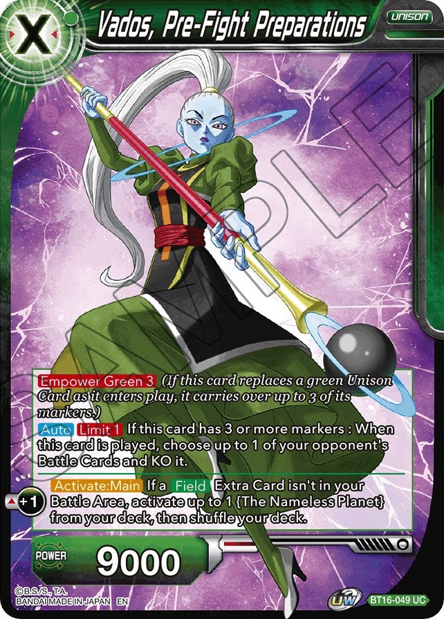 Image for Vados, Pre-Fight Preparations - Dragon Ball Super: Masters