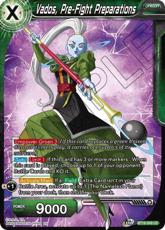 Image for Vados, Pre-Fight Preparations - Dragon Ball Super: Masters