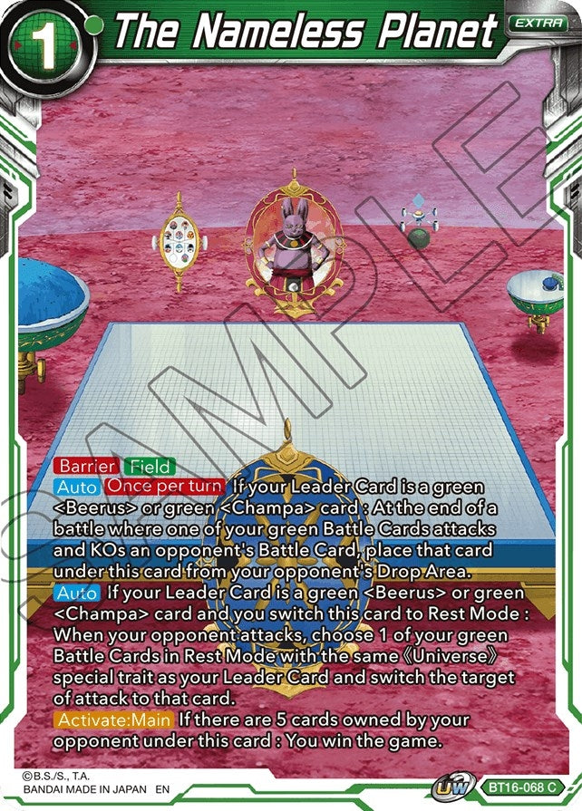 Image for The Nameless Planet - Dragon Ball Super: Masters