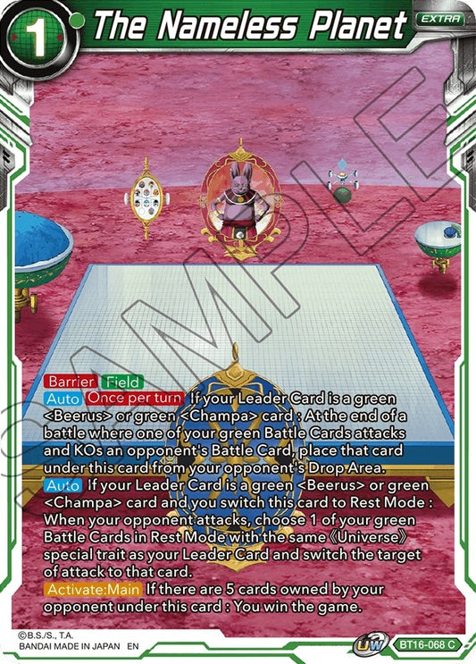 Image for The Nameless Planet - Dragon Ball Super: Masters