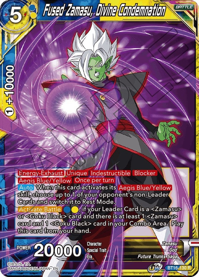Image for Fused Zamasu, Divine Condemnation - Dragon Ball Super: Masters