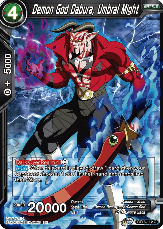 Image for Demon God Dabura, Umbral Might - Dragon Ball Super: Masters