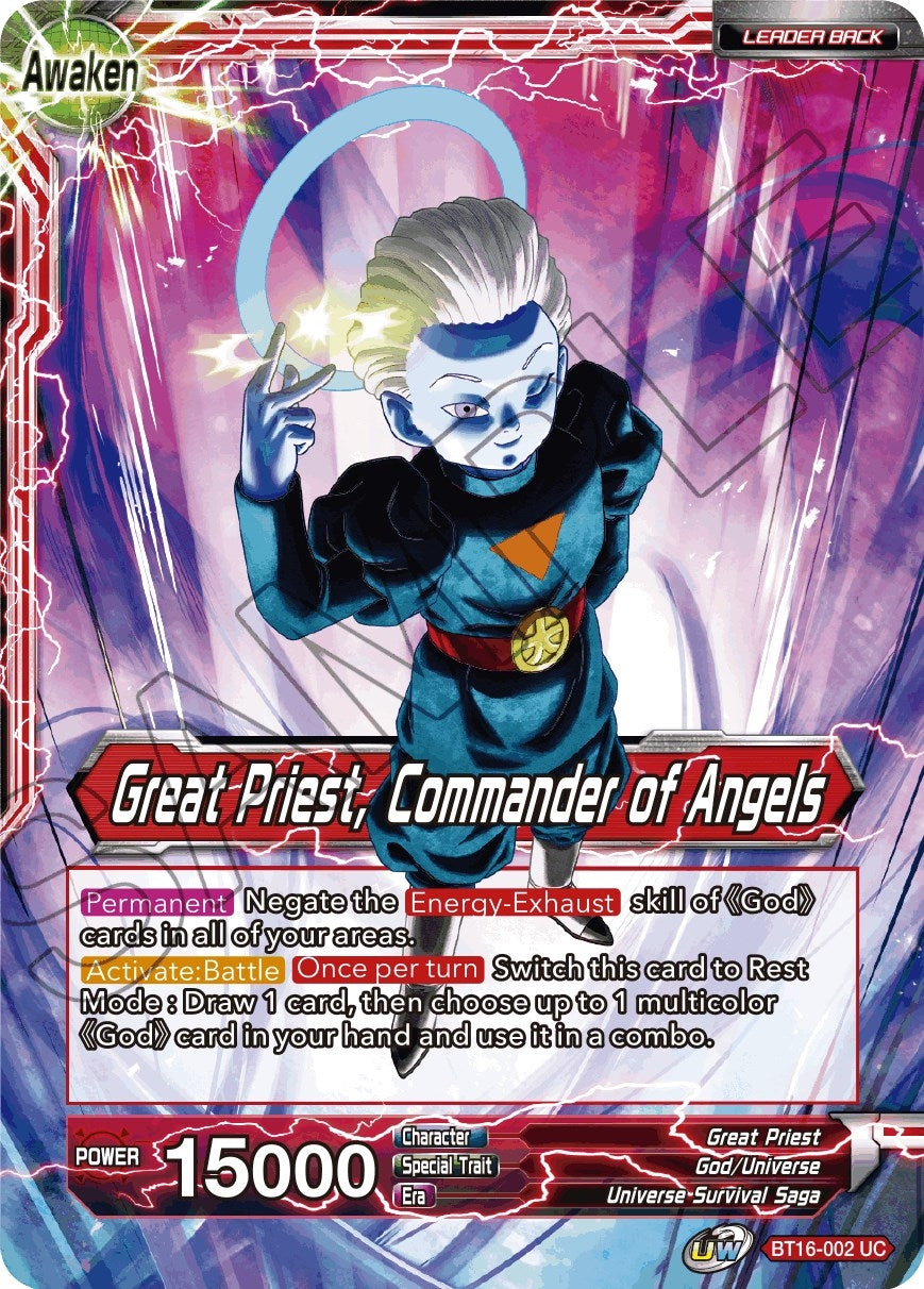 Image for Great Priest // Great Priest, Commander of Angels - Dragon Ball Super: Masters