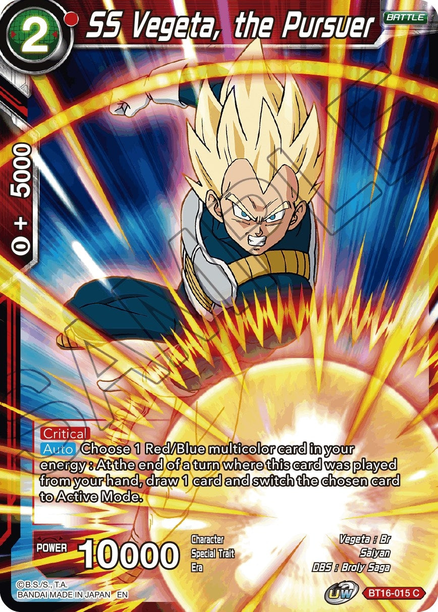 Image for SS Vegeta, the Pursuer - Dragon Ball Super: Masters