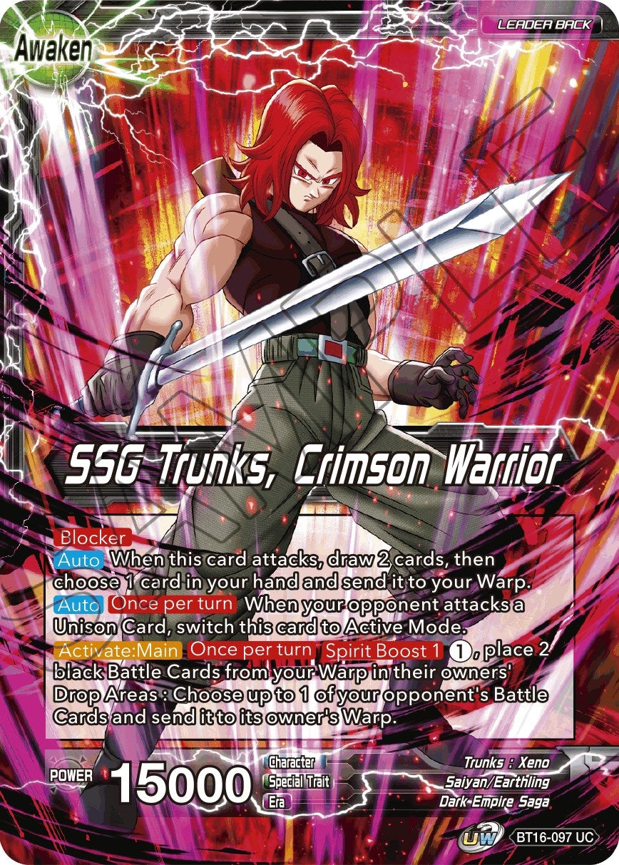 Image for Trunks // SSG Trunks, Crimson Warrior - Dragon Ball Super: Masters