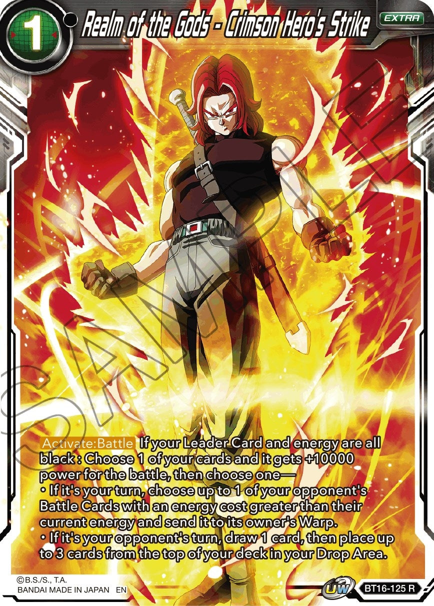 Image for Realm of the Gods - Crimson Hero's Strike - Dragon Ball Super: Masters