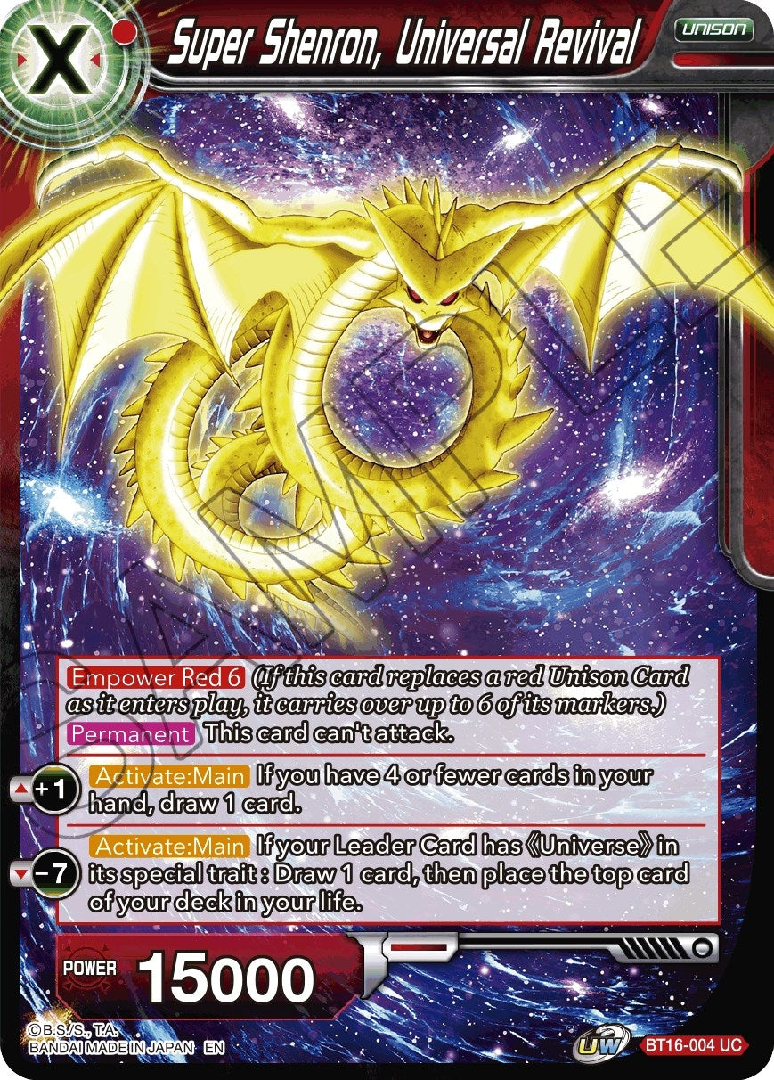 Image for Super Shenron, Universal Revival - Dragon Ball Super: Masters