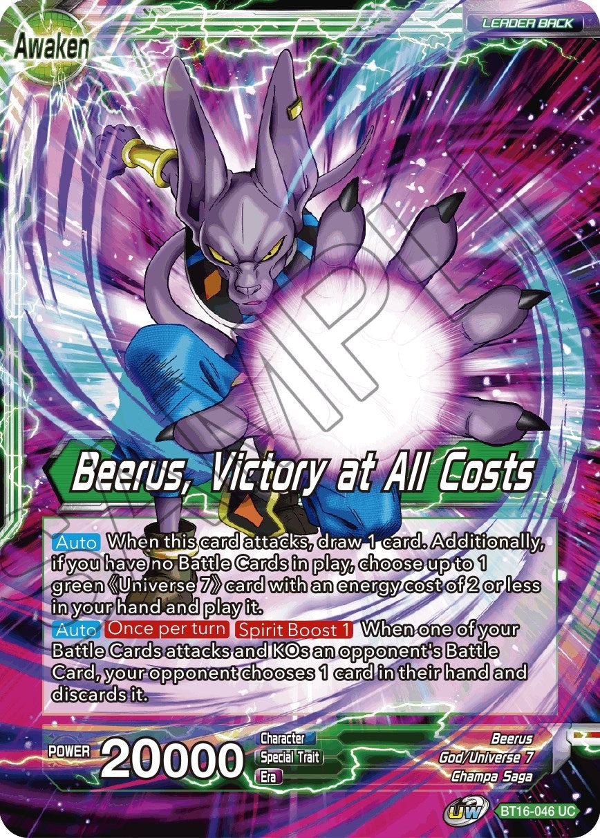 Image for Beerus // Beerus, Victory at All Costs - Dragon Ball Super: Masters