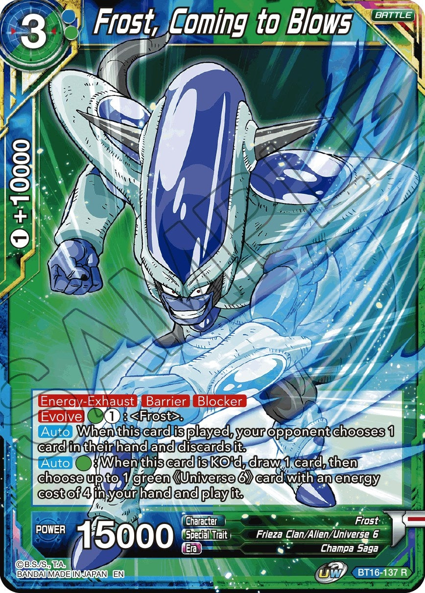 Image for Frost, Coming to Blows - Dragon Ball Super: Masters