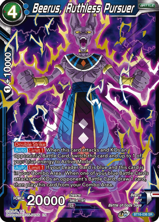 Image for Beerus, Ruthless Pursuer - Dragon Ball Super: Masters