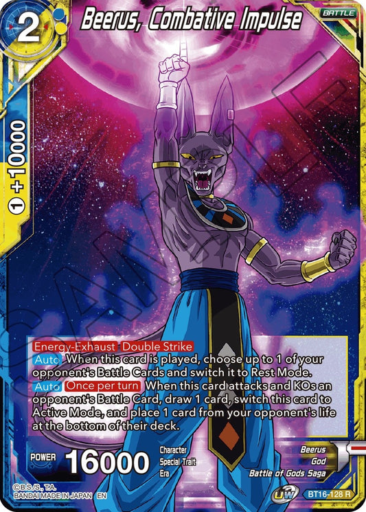 Image for Beerus, Combative Impulse - Dragon Ball Super: Masters