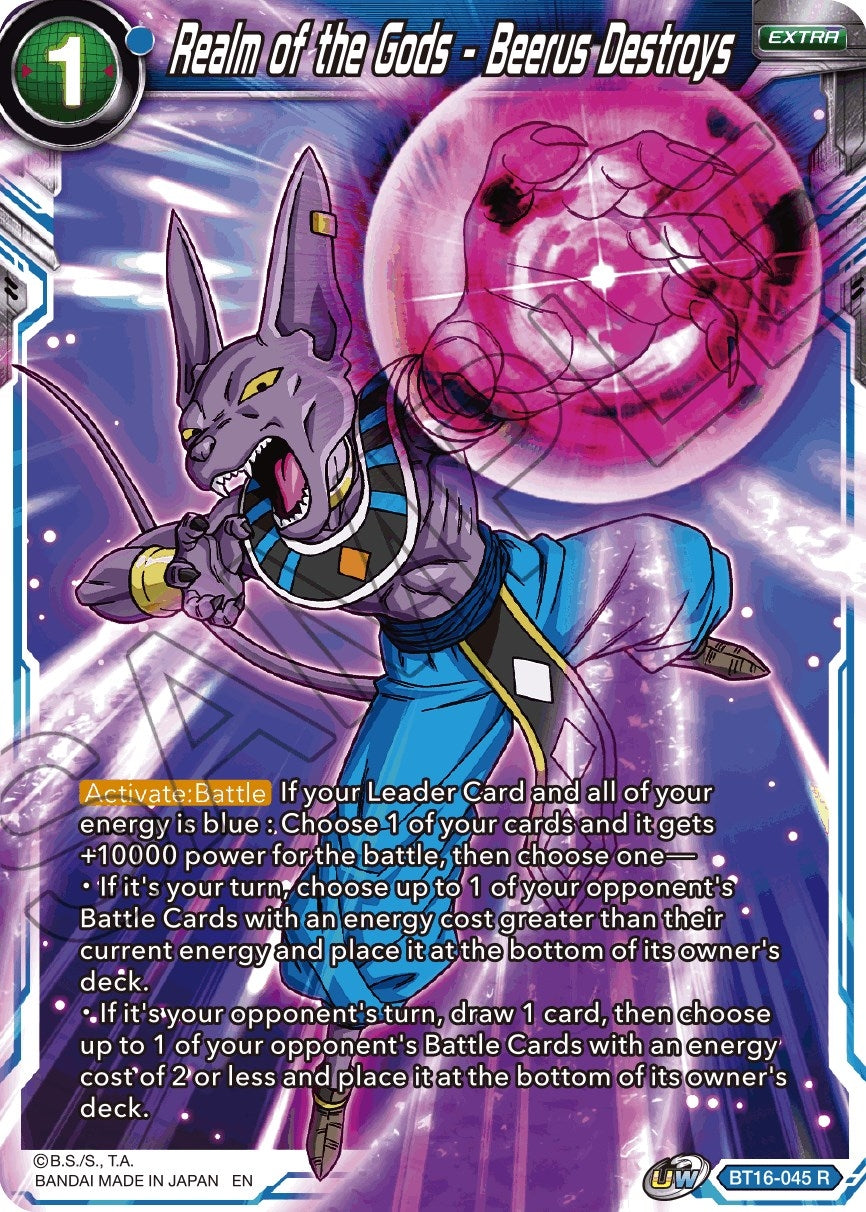 Image for Realm of the Gods - Beerus Destroys - Dragon Ball Super: Masters