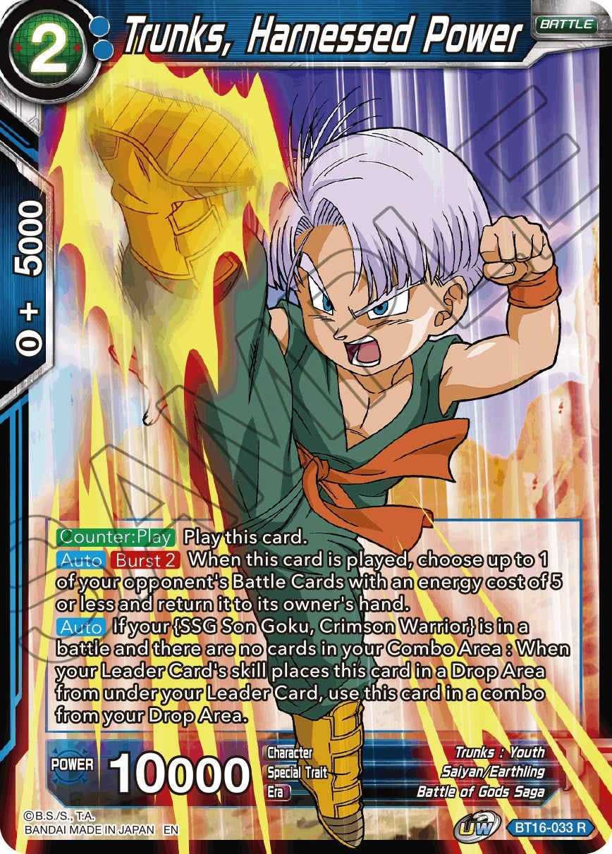 Image for Trunks, Harnessed Power - Dragon Ball Super: Masters
