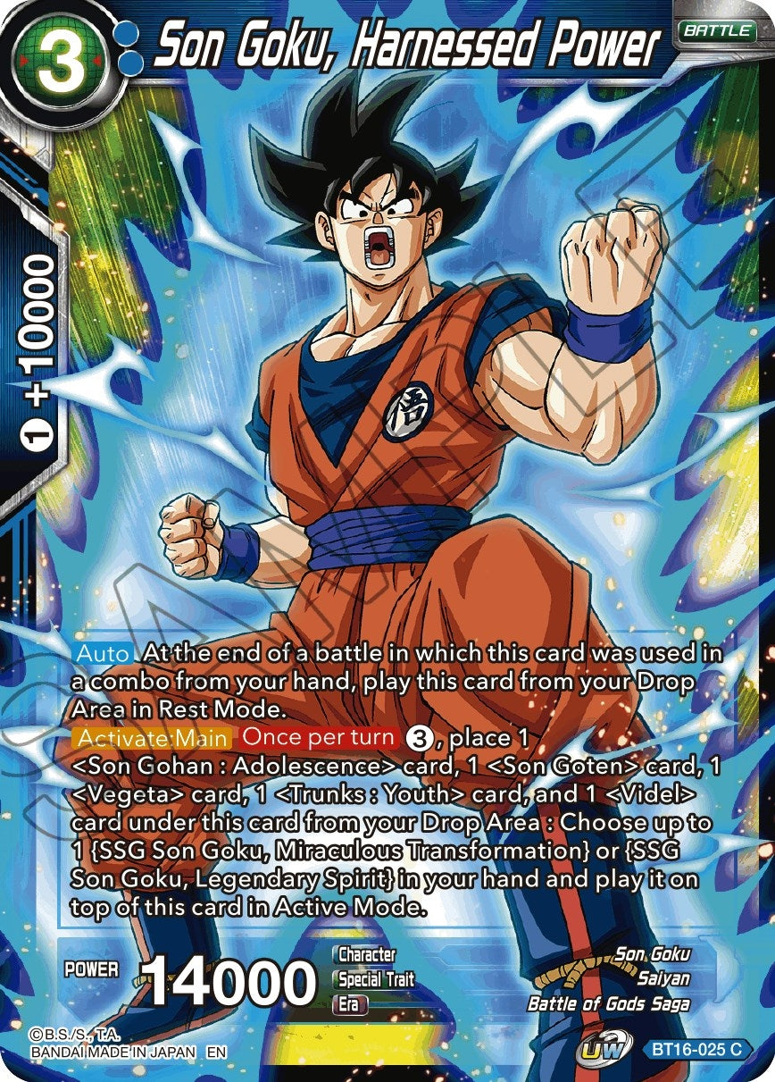 Image for Son Goku, Harnessed Power - Dragon Ball Super: Masters