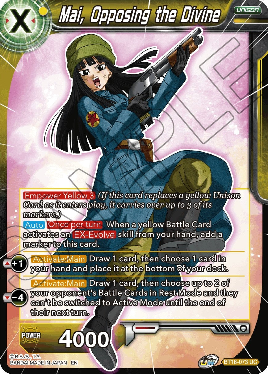 Image for Mai, Opposing the Divine - Dragon Ball Super: Masters