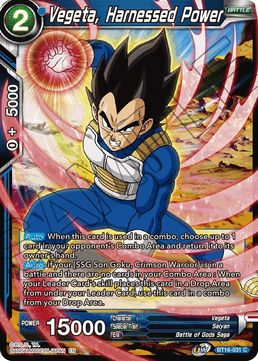 Image for Vegeta, Harnessed Power - Dragon Ball Super: Masters
