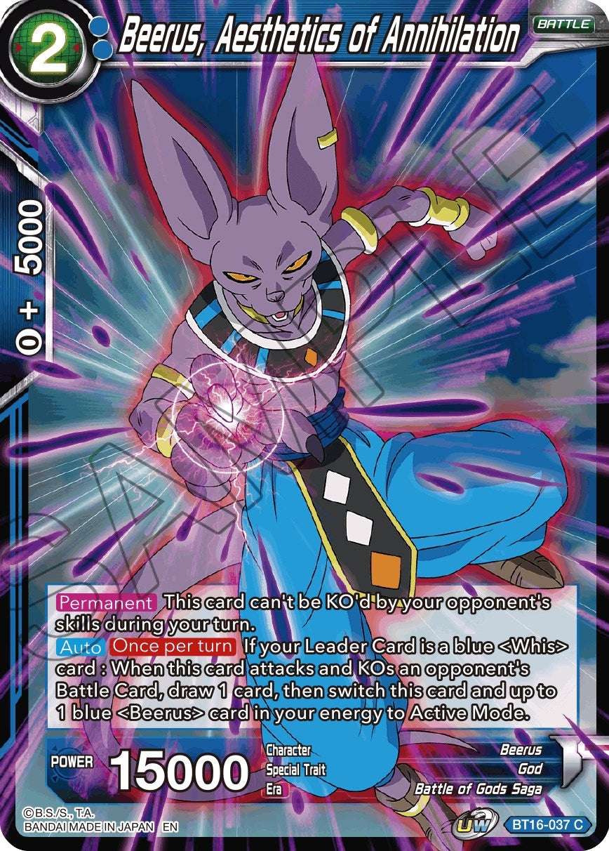 Image for Beerus, Aesthetic of Annihilation - Dragon Ball Super: Masters