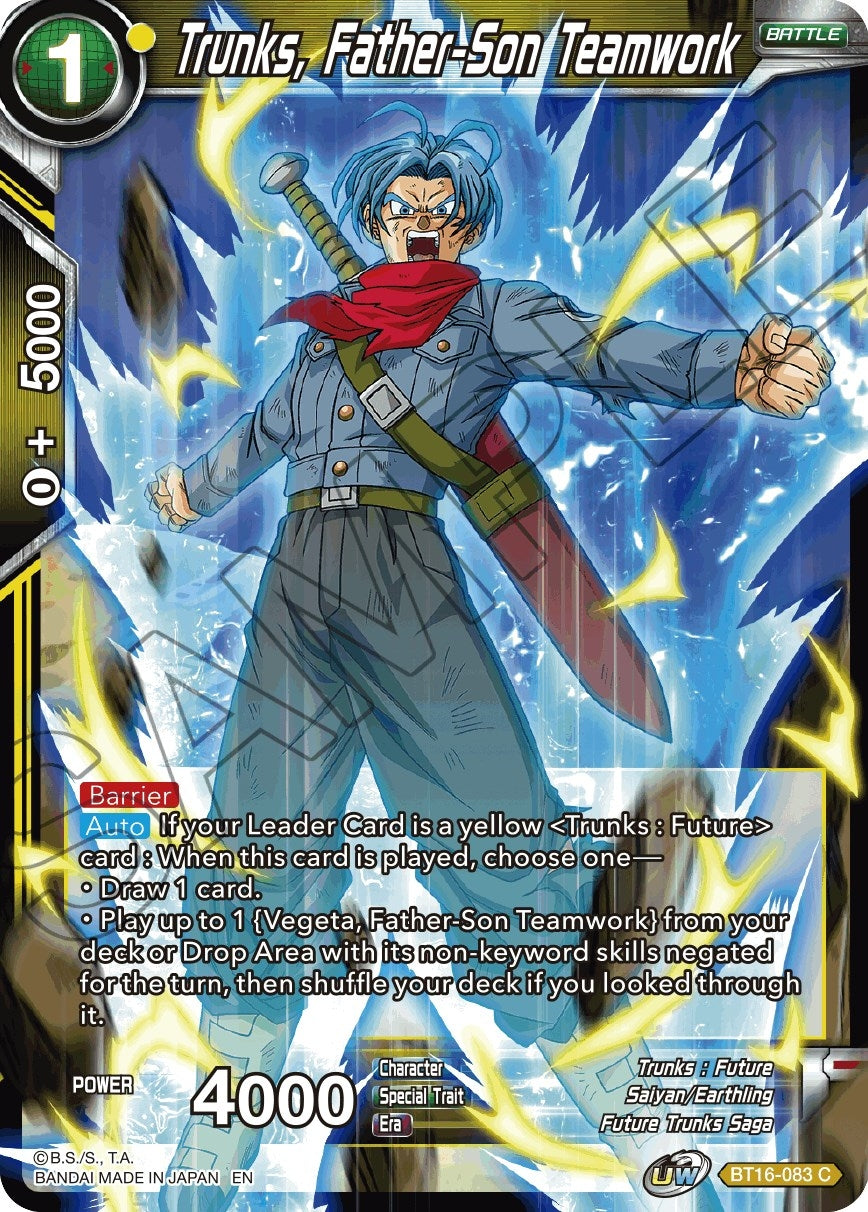 Image for Trunks, Father-Son Teamwork - Dragon Ball Super: Masters