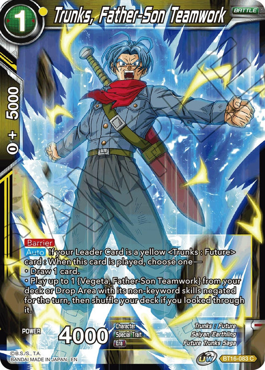 Image for Trunks, Father-Son Teamwork - Dragon Ball Super: Masters