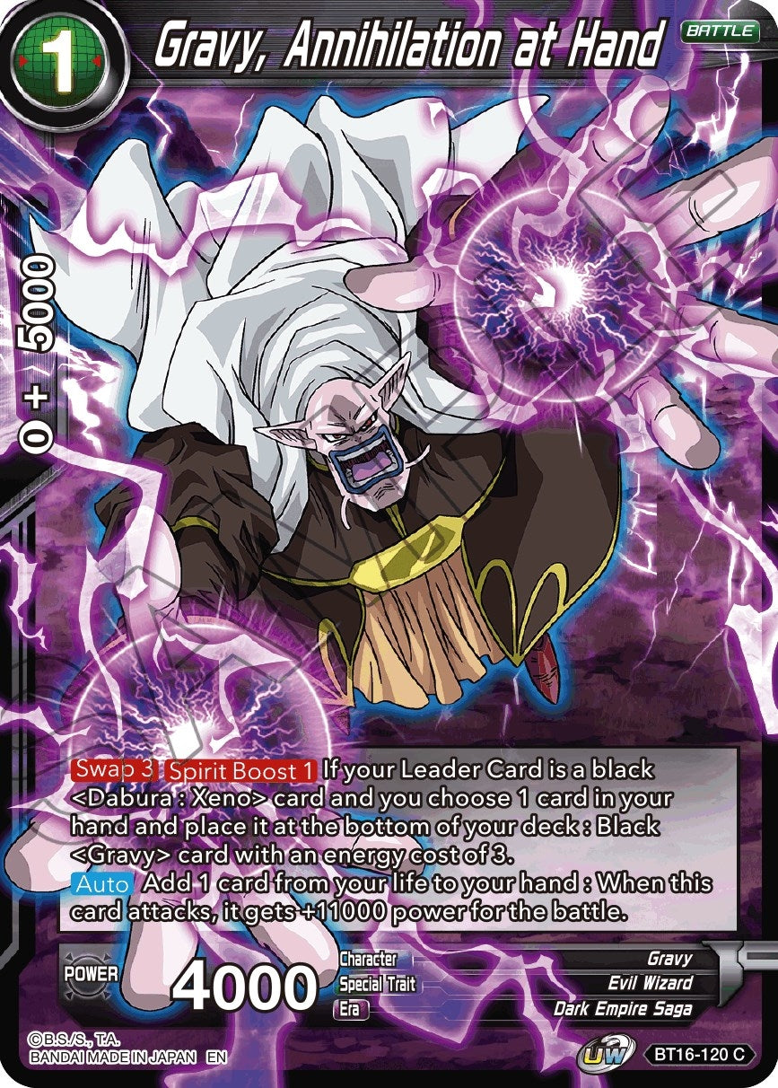 Image for Gravy, Annihilation at Hand - Dragon Ball Super: Masters