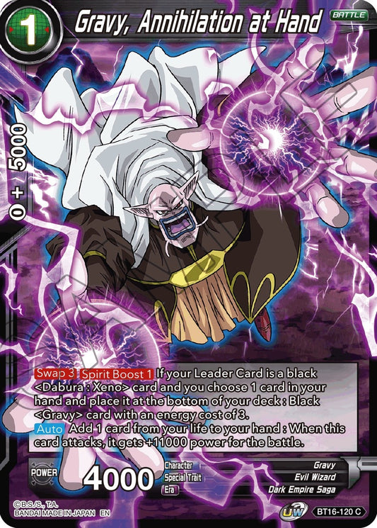 Image for Gravy, Annihilation at Hand - Dragon Ball Super: Masters