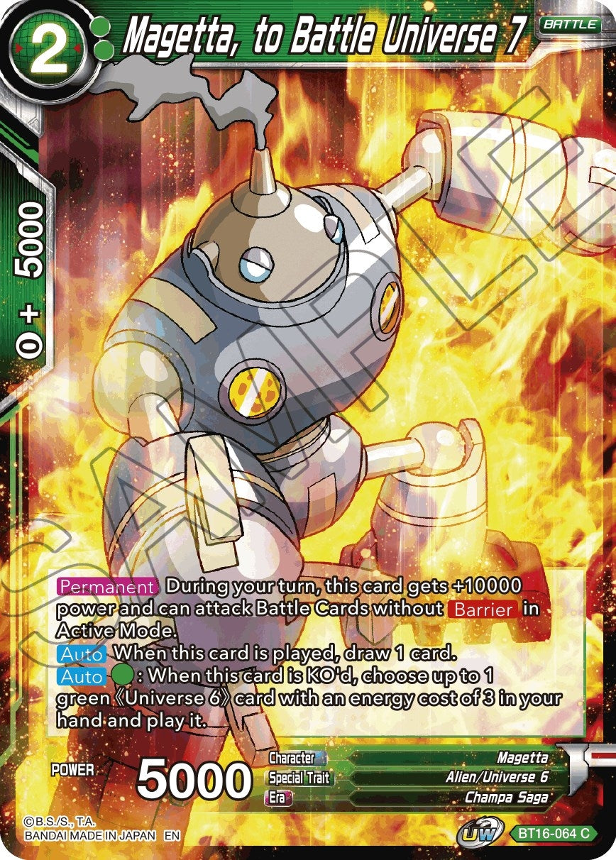 Image for Magetta, to Battle Universe 7 - Dragon Ball Super: Masters