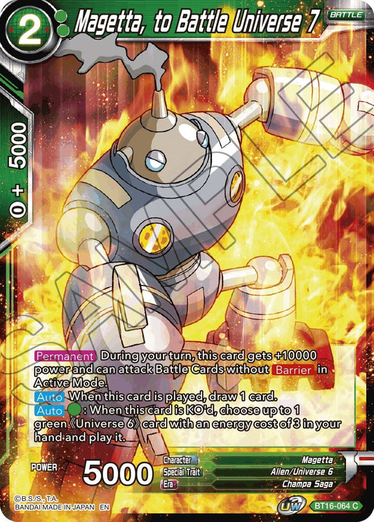 Image for Magetta, to Battle Universe 7 - Dragon Ball Super: Masters