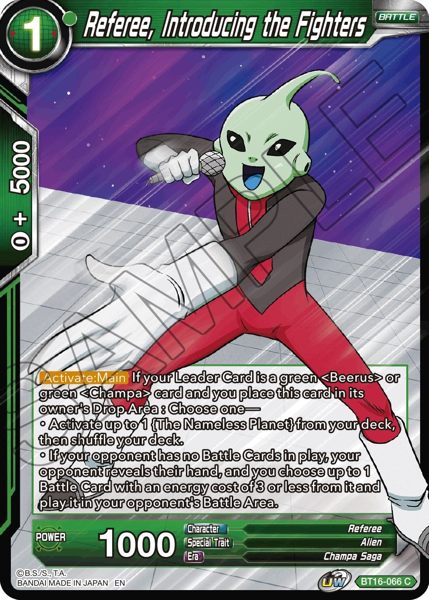 Image for Referee, Introducing the Fighters - Dragon Ball Super: Masters