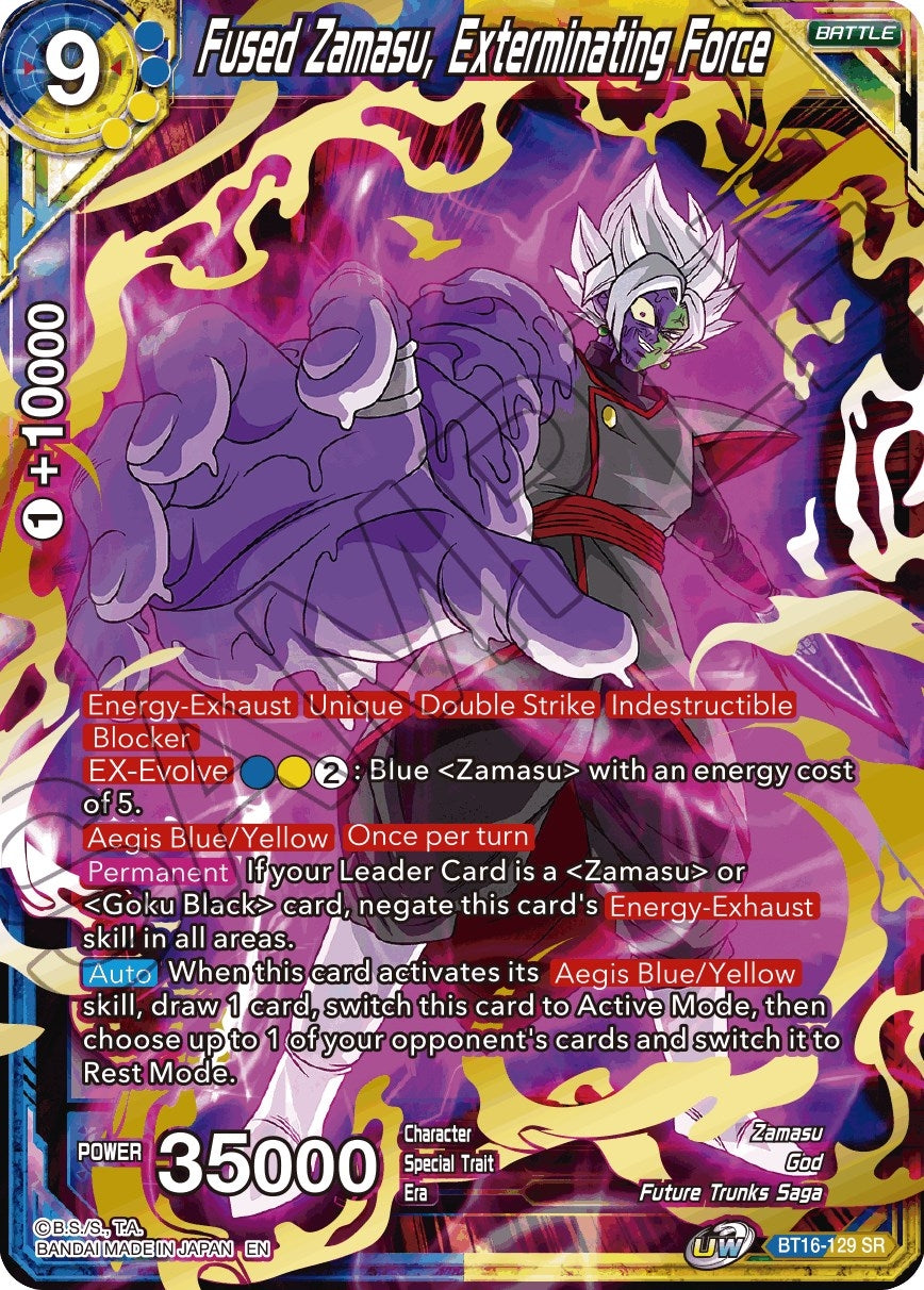 Image for Fused Zamasu, Exterminating Force - Dragon Ball Super: Masters
