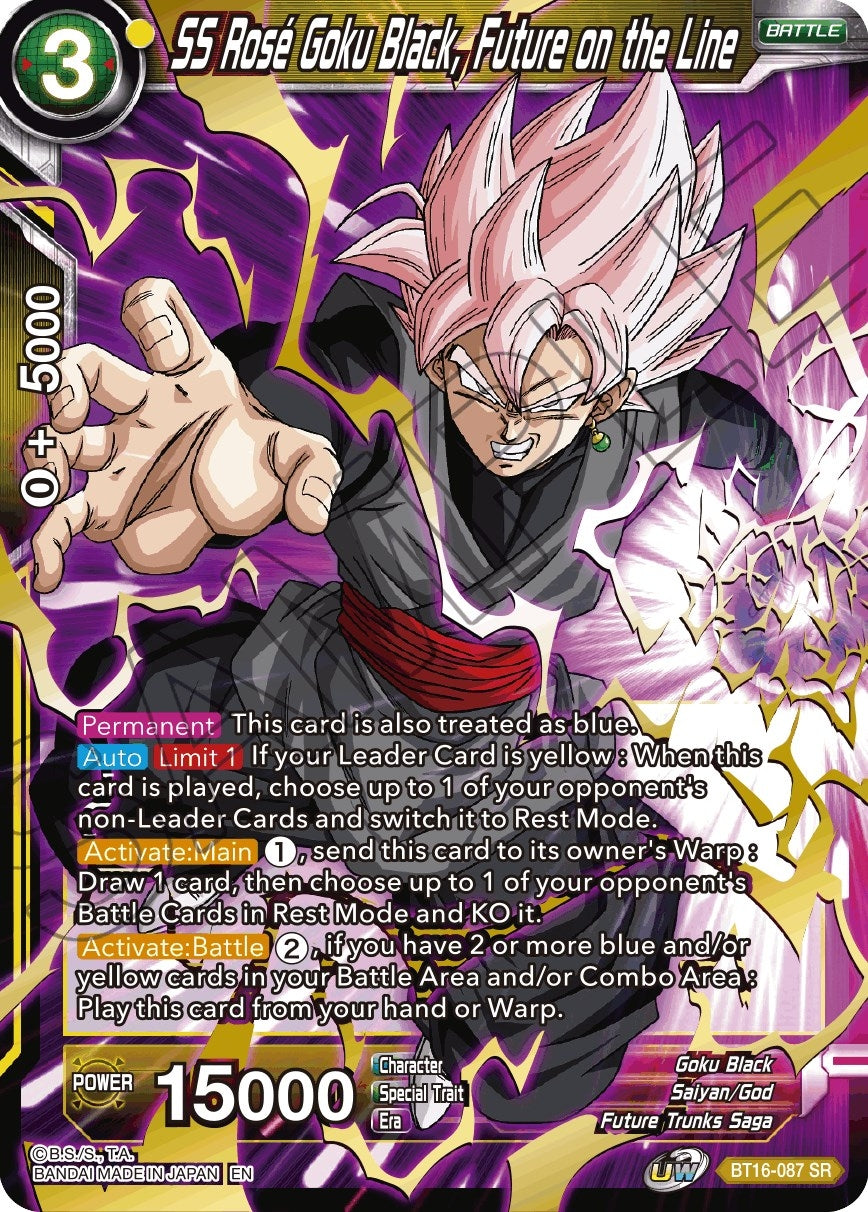 Image for SS Rose Goku Black, Future on the Line - Dragon Ball Super: Masters