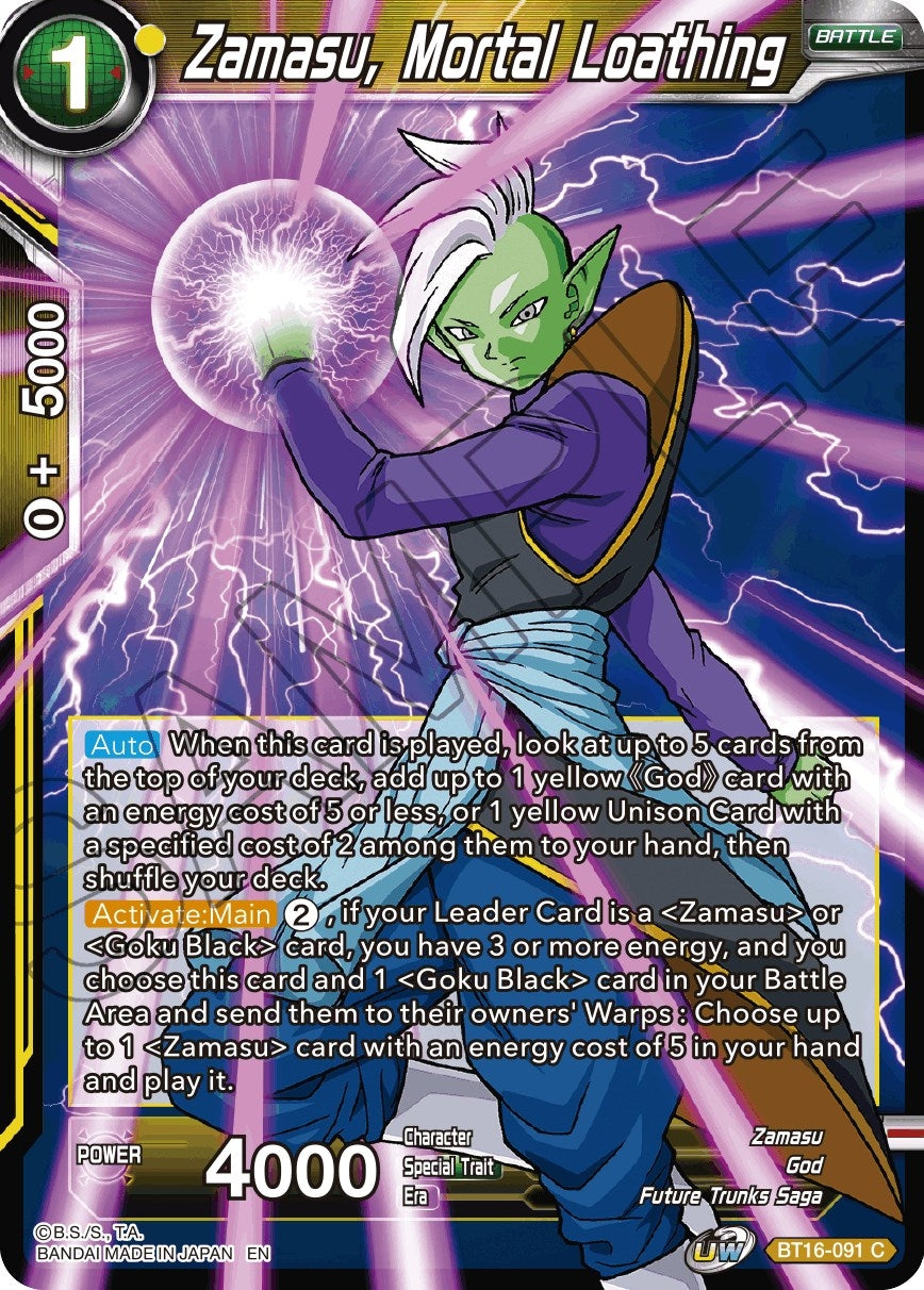 Image for Zamasu, Mortal Loathing - Dragon Ball Super: Masters