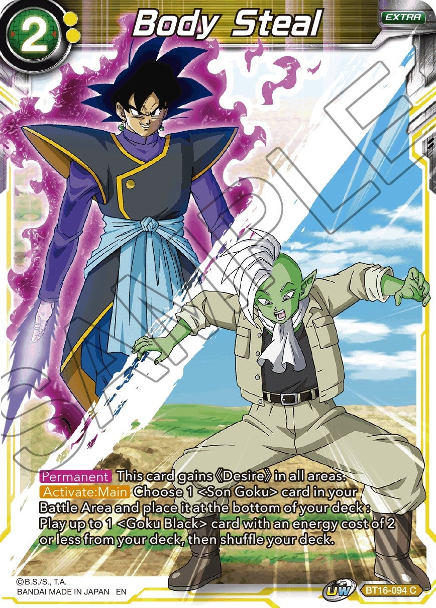 Image for Body Steal - Dragon Ball Super: Masters
