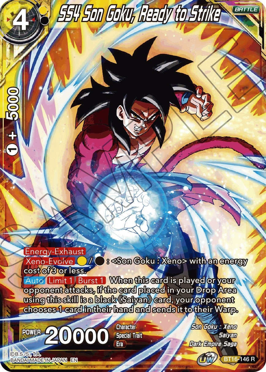 Image for SS4 Son Goku, Ready to Strike - Dragon Ball Super: Masters