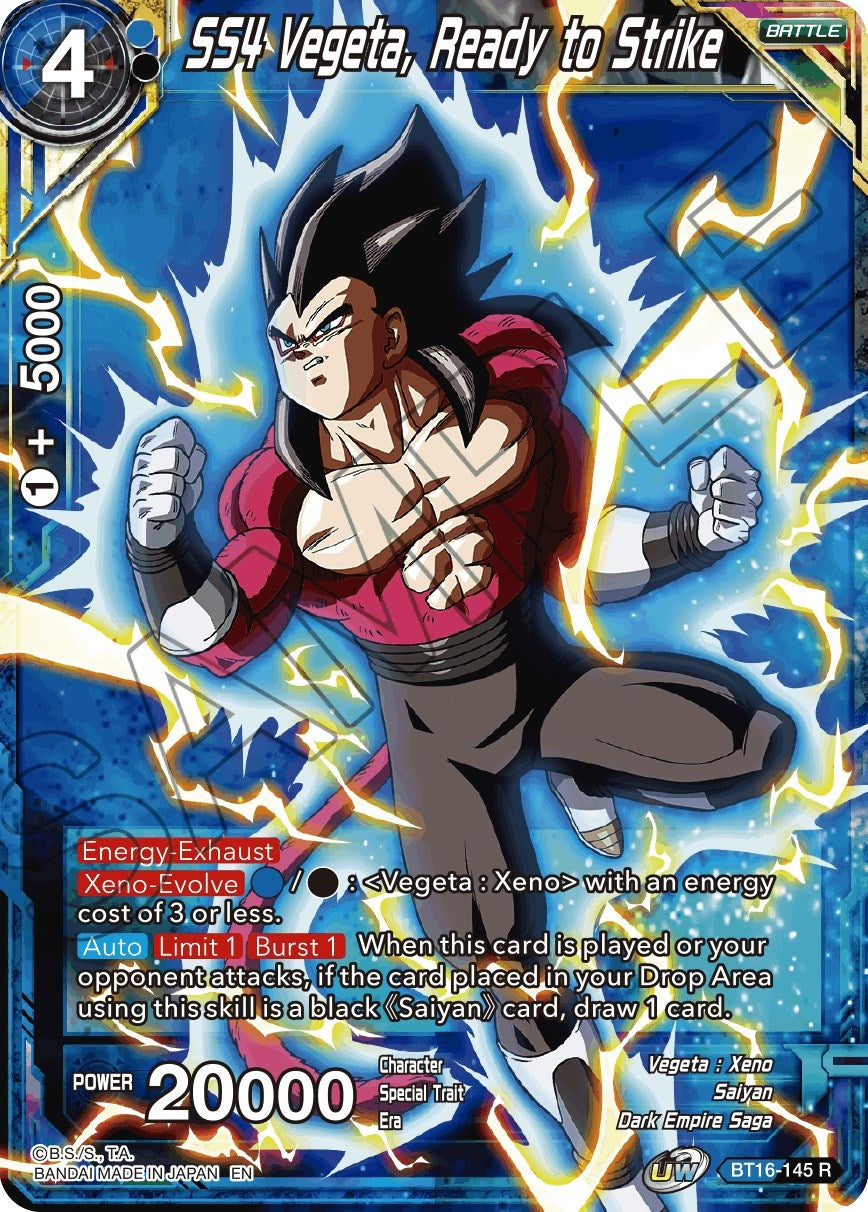 Image for SS4 Vegeta, Ready to Strike - Dragon Ball Super: Masters