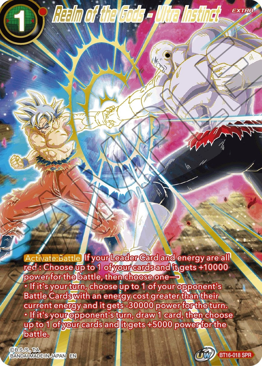 Image for Realm of the Gods - Ultra Instinct (SPR) - Dragon Ball Super: Masters