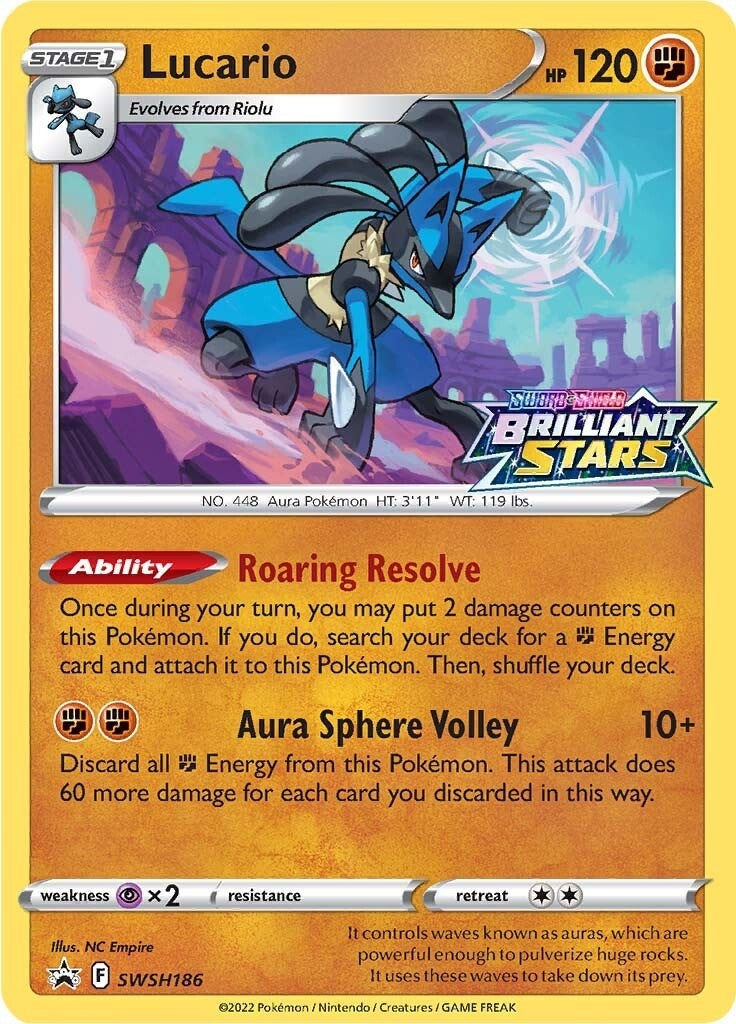 Image for Lucario - SWSH186 - Pokemon