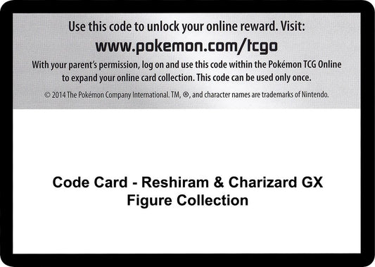 Image for Code Card - Reshiram & Charizard GX Figure Collection - Pokemon
