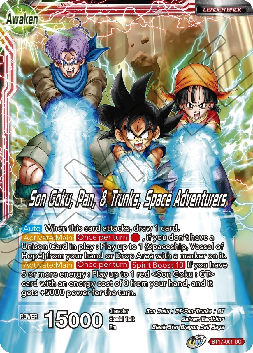 Image for Son Goku // Son Goku, Pan, & Trunks, Space Adventurers - Dragon Ball Super: Masters