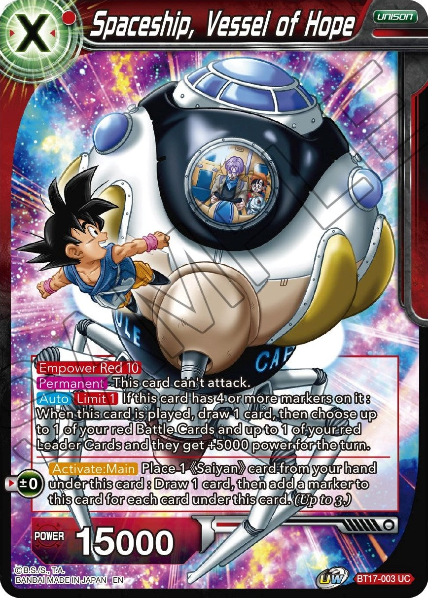 Image for Spaceship, Vessel of Hope - Dragon Ball Super: Masters