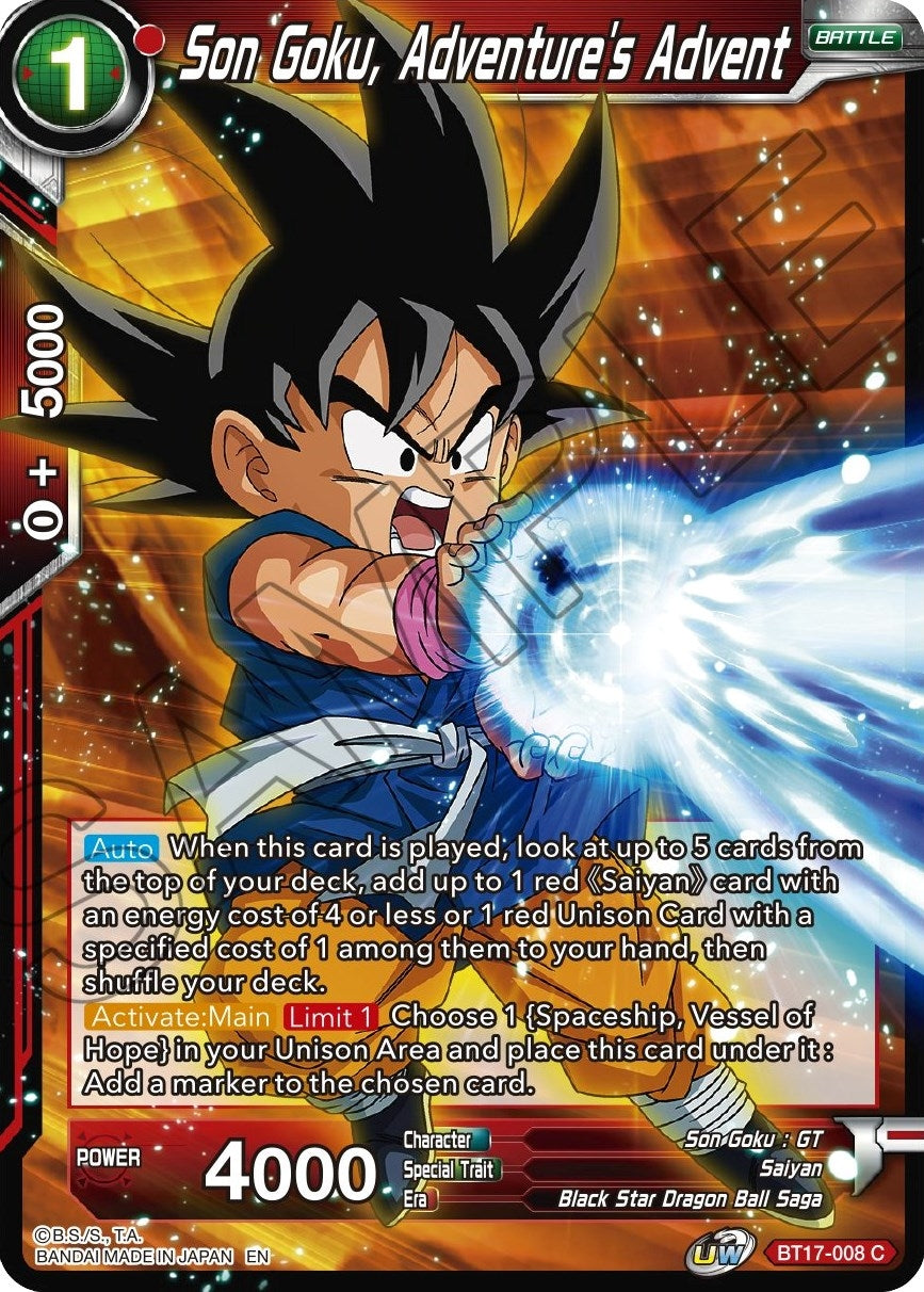 Image for Son Goku, Adventure's Advent - Dragon Ball Super: Masters
