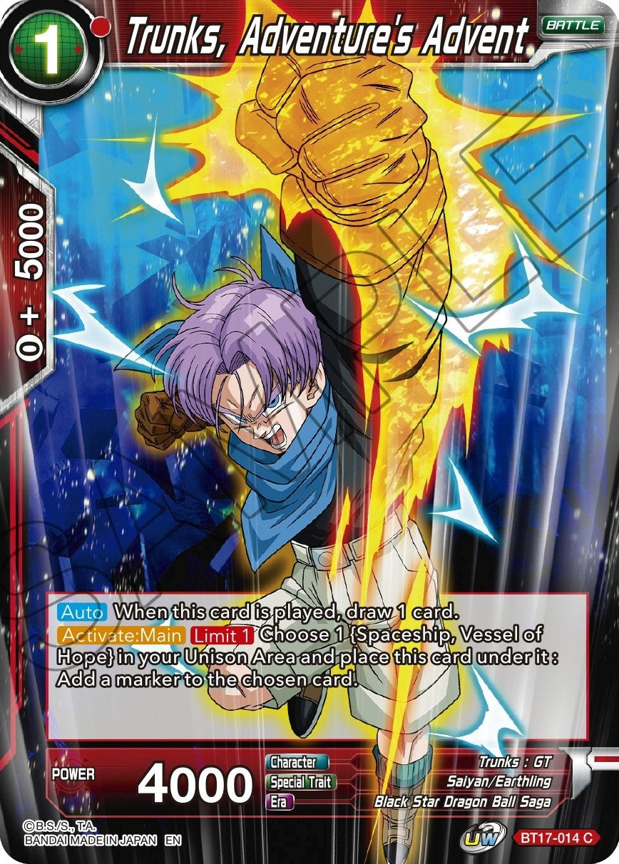 Image for Trunks, Adventure's Advent - Dragon Ball Super: Masters