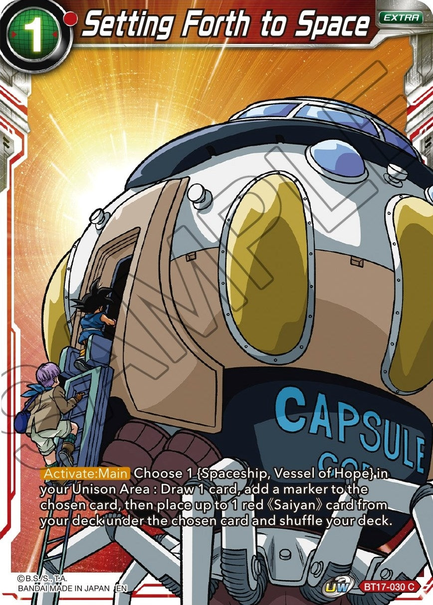 Image for Setting Forth to Space - Dragon Ball Super: Masters
