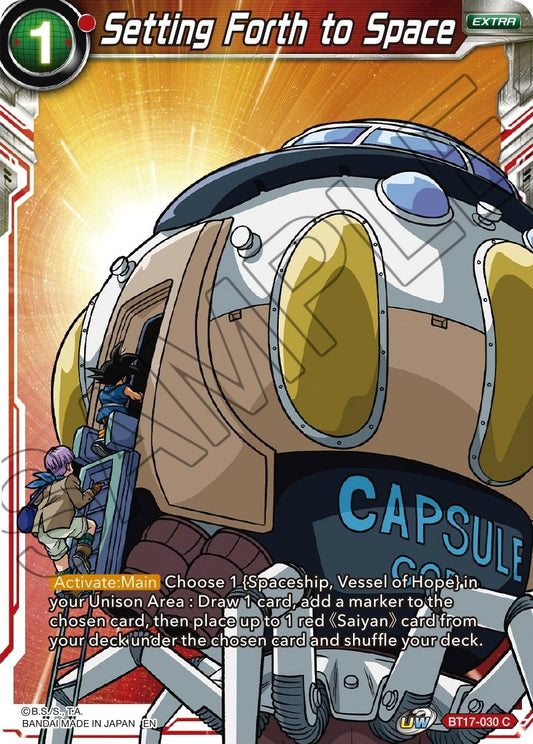 Image for Setting Forth to Space - Dragon Ball Super: Masters
