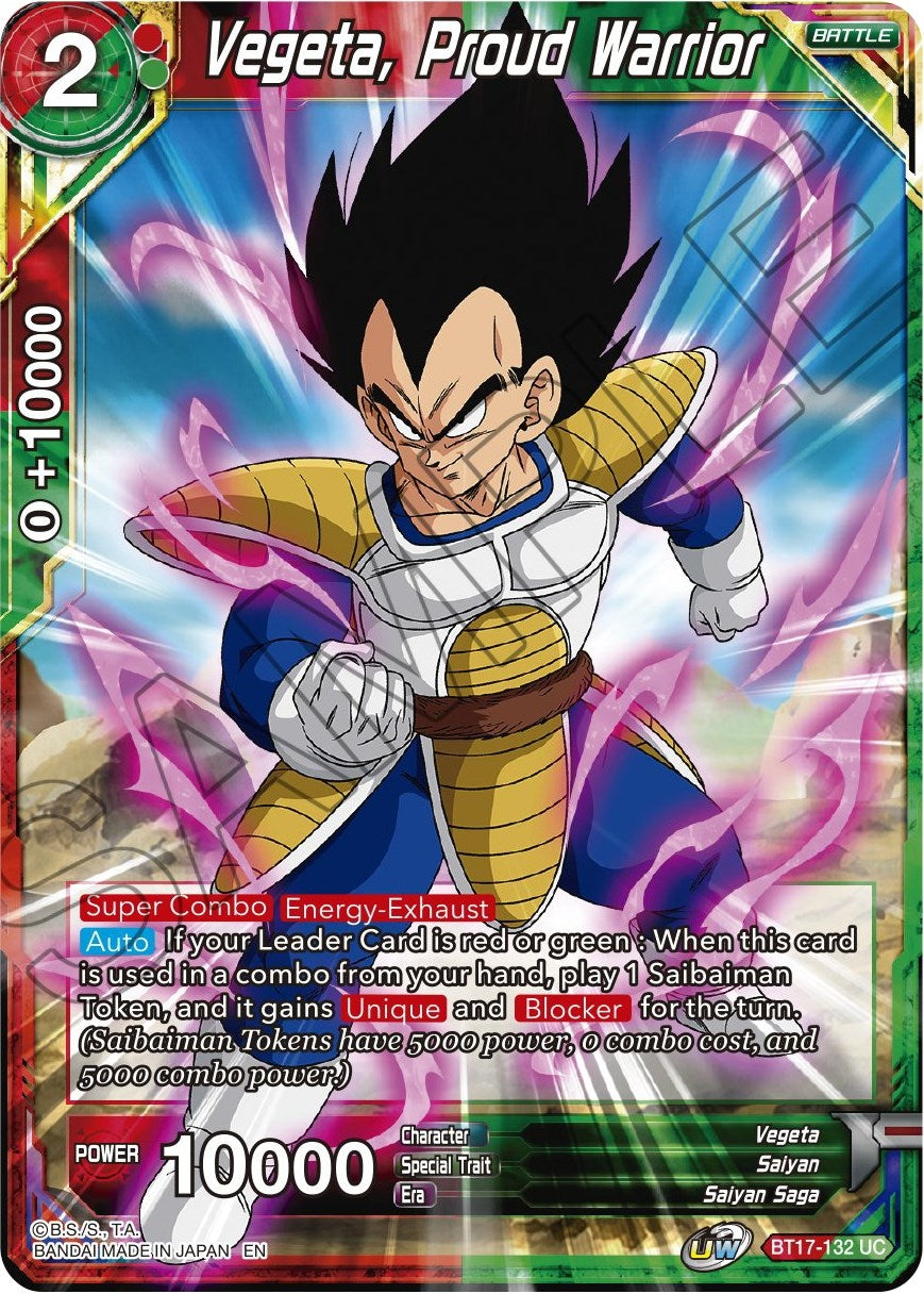 Image for Vegeta, Proud Warrior - Dragon Ball Super: Masters