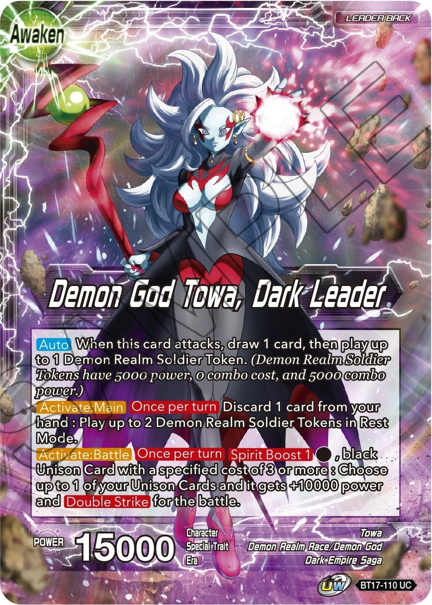 Image for Towa // Demon God Towa, Dark Leader - Dragon Ball Super: Masters