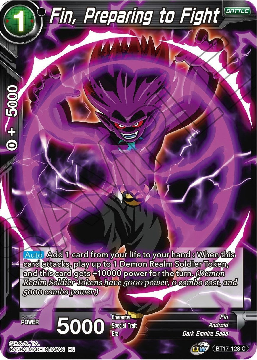 Image for Fin, Preparing to Fight - Dragon Ball Super: Masters