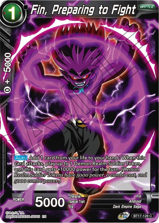 Image for Fin, Preparing to Fight - Dragon Ball Super: Masters