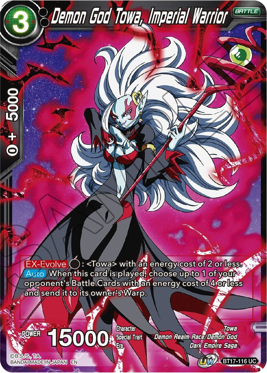 Image for Demon God Towa, Imperial Warrior - Dragon Ball Super: Masters
