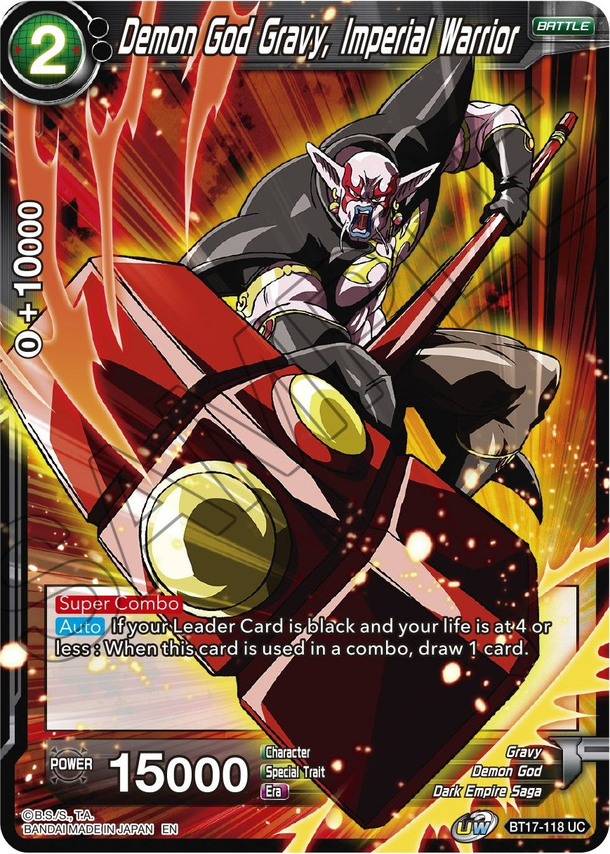 Image for Demon God Gravy, Imperial Warrior - Dragon Ball Super: Masters