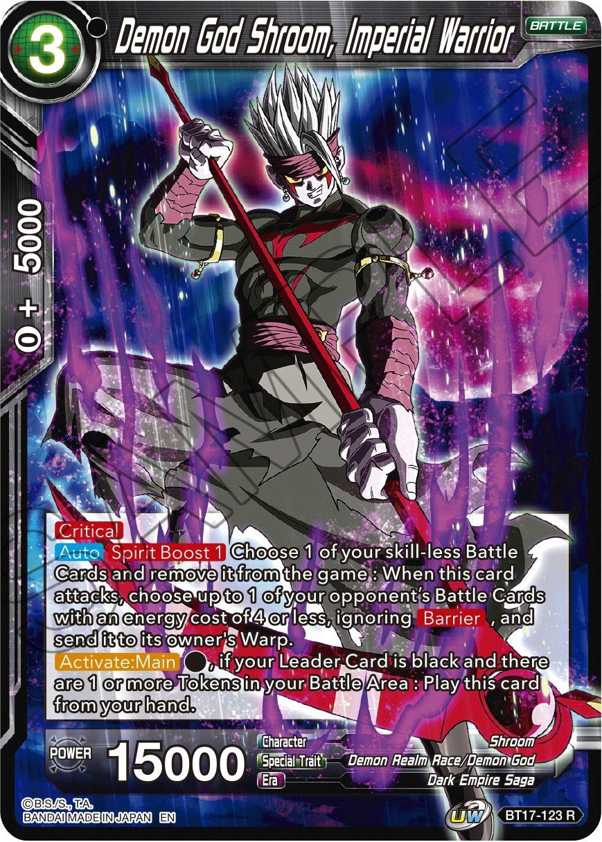 Image for Demon God Shroom, Imperial Warrior - Dragon Ball Super: Masters